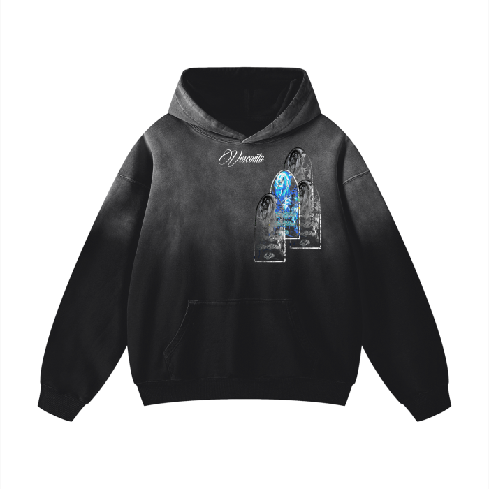 "Mirror Effect" Black Hoodie