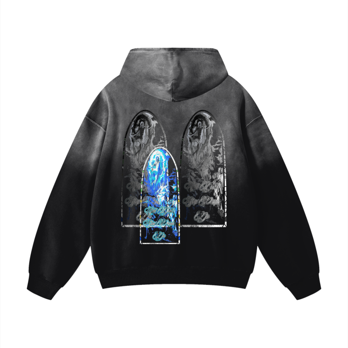"Mirror Effect" Black Hoodie